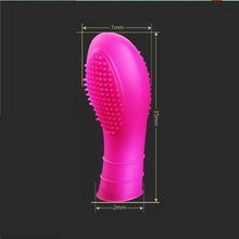 Load image into Gallery viewer, Finger Sleeve Vibrator G Spot Massage Silicone Adult Masturbation Sex Massage Exotic Accessories Sex Vibrator Toys for Women