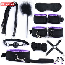 Load image into Gallery viewer, 25 PCS Sex Toys For Women G Spot Dildo Vibratorn Butt Anal Plug Penis Cover Slave Games Handcuffs for Sex Whip Bdsm Bondage Set