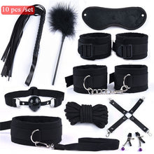 Load image into Gallery viewer, 25 PCS Sex Toys For Women G Spot Dildo Vibratorn Butt Anal Plug Penis Cover Slave Games Handcuffs for Sex Whip Bdsm Bondage Set