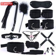 Load image into Gallery viewer, 25 PCS Sex Toys For Women G Spot Dildo Vibratorn Butt Anal Plug Penis Cover Slave Games Handcuffs for Sex Whip Bdsm Bondage Set